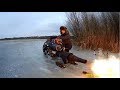 Турбореактивная унимото. Покатушки на пруду  . Turbojet unimoto.