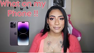 What's on my Phone | Iphone 14 Pro Max 256GB ( DEEP PURPLE )