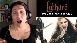 FIRST TIME LISTENING TO WINGS OF AGONY BY LUTHARO - ROCK METAL REACTION WITH ERIKA