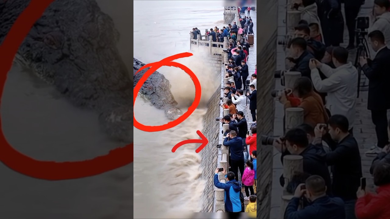 Viral! Warga Kaget Lihat Buaya Sebesar Ini!