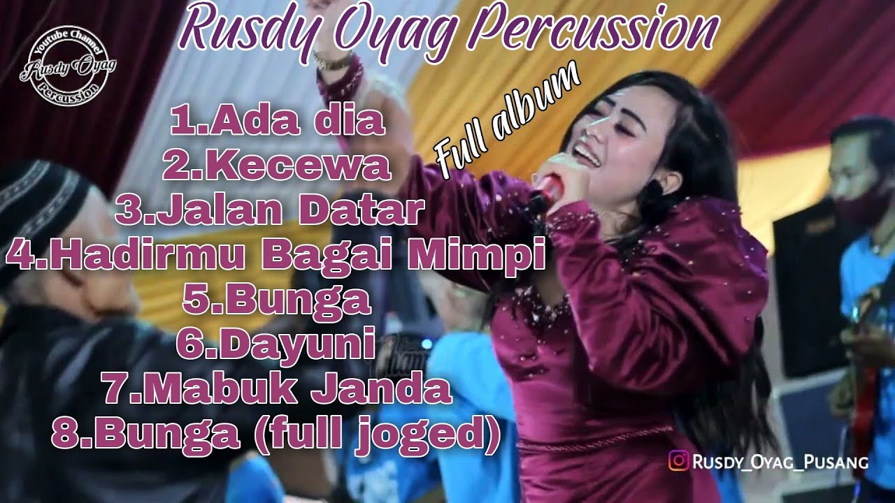 RUSDY OYAG PERCUSSION || FULL ALBUM || DANGDUT KOPLO (LIVE PANGALENGAN)