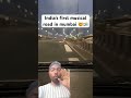 India's first road music song plays as the car goes by. 🚗