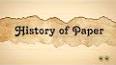 The Fascinating Evolution of Paper: From Ancient Origins to Modern Applications ile ilgili video