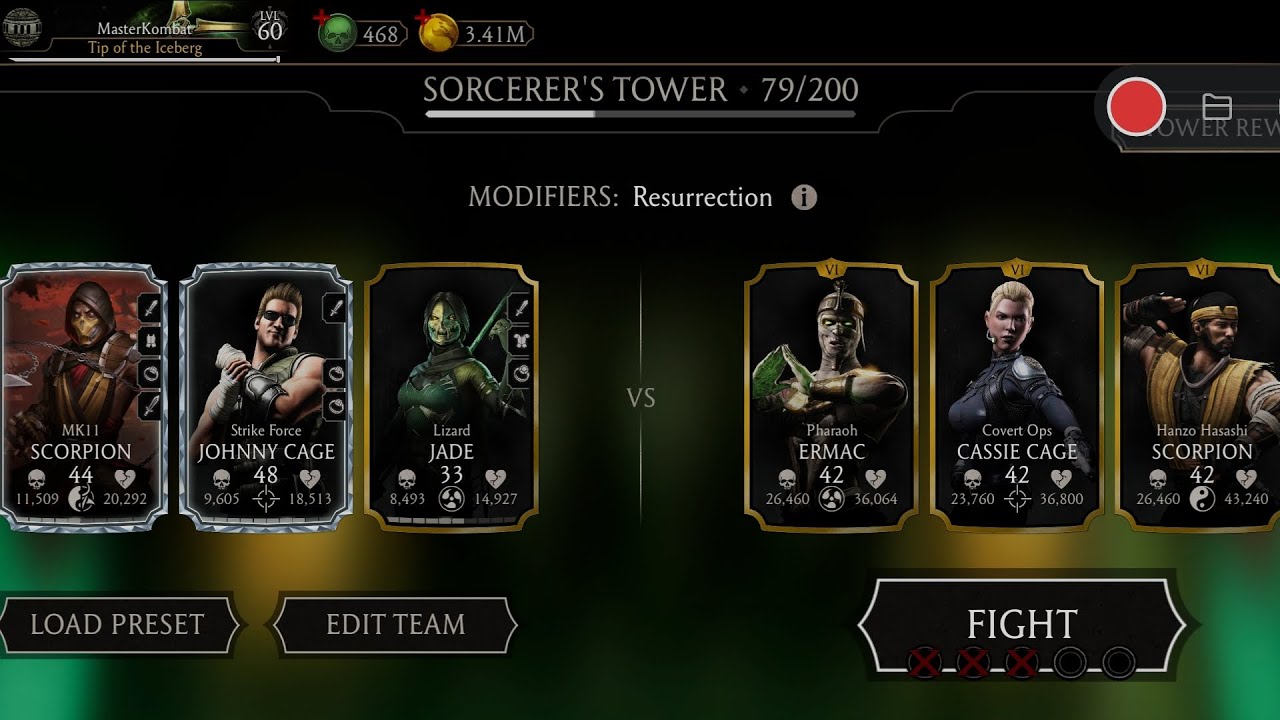 🐍Sorcerer's Tower 79 Fight + Reward ☠️ Mortal Kombat Mobile Gameplay