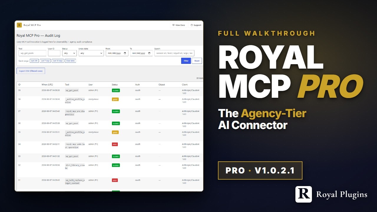 Royal MCP Pro walkthrough thumbnail