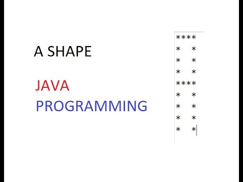 Pattern A in stars | Java | Alphabet series