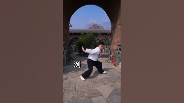 武术基本功太极八法 中华武术博大精深 武术 强身健体增强免疫力 太极拳