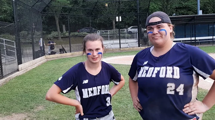 VIDEO: Medford softball seniors Forbes, Eisnor talk about season following state tourney loss