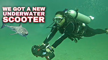 Diving deep with a new Sublue underwater scooter / Omanta Scuba Diving