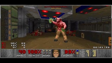 Doom 2 [Congestion 1024] - MAP19 [Lip Service] - UVMax Blind Speedrun Smooth Mod
