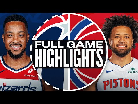 WIZARDS at PISTONS | FULL GAME HIGHLIGHTS | October 16, 2025