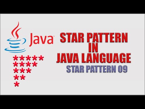 #09 || "*" STAR PATTERN|| in |JAVA| Programming Language