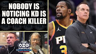Kevin Durant Doesn't Get the Scrutiny LeBron Gets for Being a Coach Killer | THE ODD COUPLE