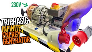 REAL 10Kw INFINITE ENERGY GENERATOR! - Single and Three Phase 230V