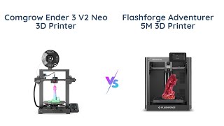 Official Creality Ender 3 V2 Neo vs FLASHFORGE Adventurer 5M 🆚 3D Printer Comparison