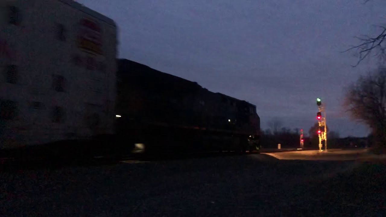 CSX Autorack Train at CP 359 Lyndon Rd in Fairport NY 1192019 YouTube