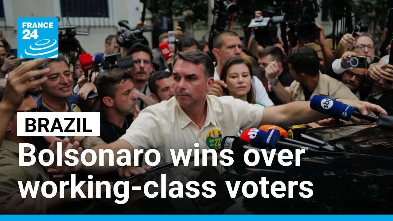 Some Brazilians long associated with the left now shift towards Flavio Bolsonaro • FRANCE 24