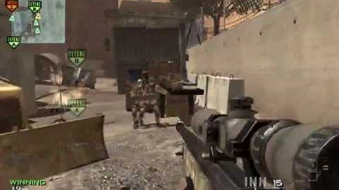 Collateral double kill quick scope in MW3
