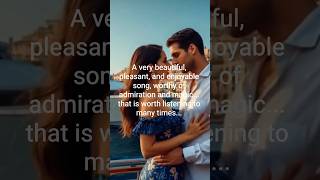 A very beautiful, pleasant, and enjoyable song, worthy of admiration and magic...