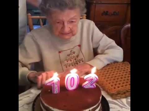 Old Lady Funny Birthday Video - YouTube