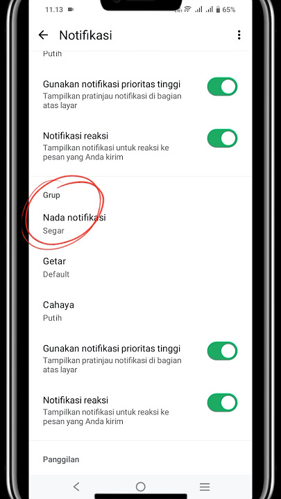 Cara Ganti Nada Notifikasi Grup Wa #shorts #tutorialandroid #whatsapp