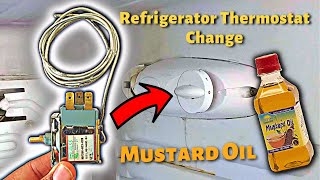 How To Change Fridge Thermostat & Install New With Connection