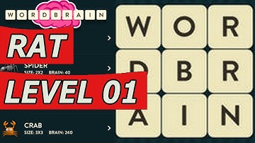 WordBrain Rat Level 1 Answers (Android/IOS)