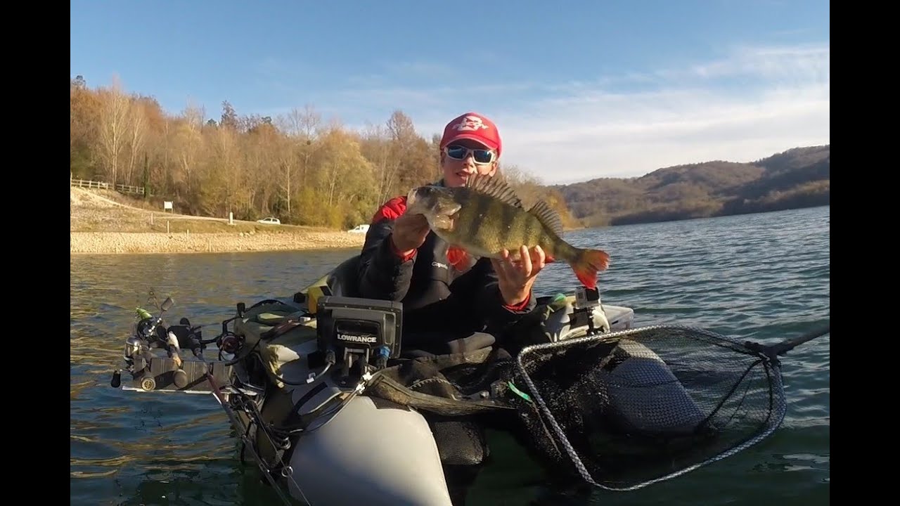 Pêche du sandre, brochet et grosse perche en float tube au leurre en Hiver | n°12