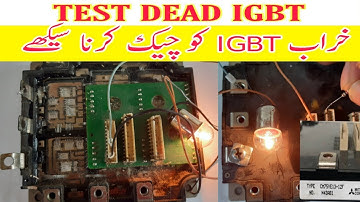 How to Test Dead IGBT Module - How to Repair Dead IGBT Module - IGBT Pinout - VFD Repairing Lab