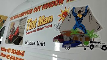 In this video Tint Man explains how our Mobile Computer Cut Car Window Tinting Unit works. #TintMan