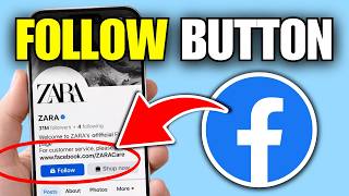 How To Set Facebook Page Follow Button (Quick Guide)