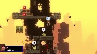 BROFORCE: Ironbro Mode: Level 15, Stage 9