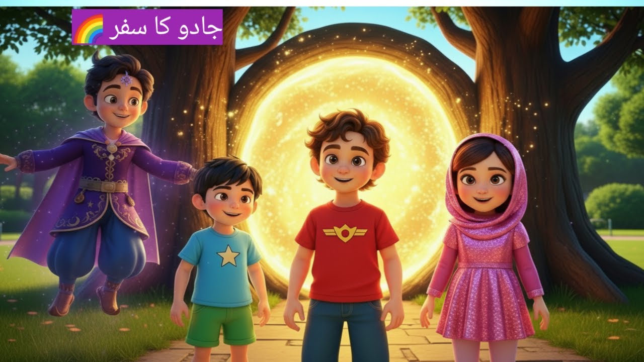 Urdu kids  story |Magical tunnel story |Kids fairy tale Urdu |Ahmad Zara Magic | 31-jan-2026
