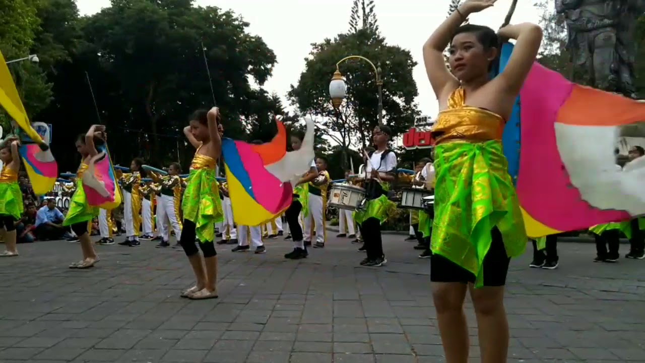 Marching Band Balagana (SD Saraswati 1 Denpasar) At Closing Ceremony Denfest 2018