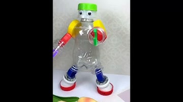 Clever ways to reuse & recycle empty plastic bottles | kids craft with waste bottle # bottle craft