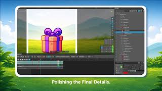 Daily Gift Box Animation — Mobile Game UI Motion Design screenshot 2