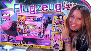 LOL Surprise FLUGZEUG 4 in 1  Verwandelbar in Auto, Gesangskabine und Bühne  Unboxing deutsch