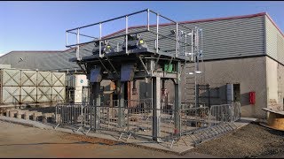 shellfish waste water screening plant