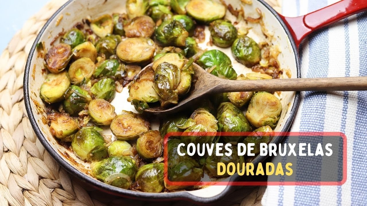 Couves-de-Bruxelas Douradas