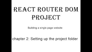create react app : Chapter 2