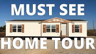 Ideal mobile home for a smaller family! Double Wide by Champion Homes | Mobile Home Tour