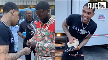 Gucci Mane Blesses His Artist HotBoy Wes With A Rolex After Performing At Birthday Bah