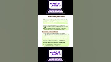 ARRAYS  #array #datastructures #arrays #datastructures  #computerscience #bca