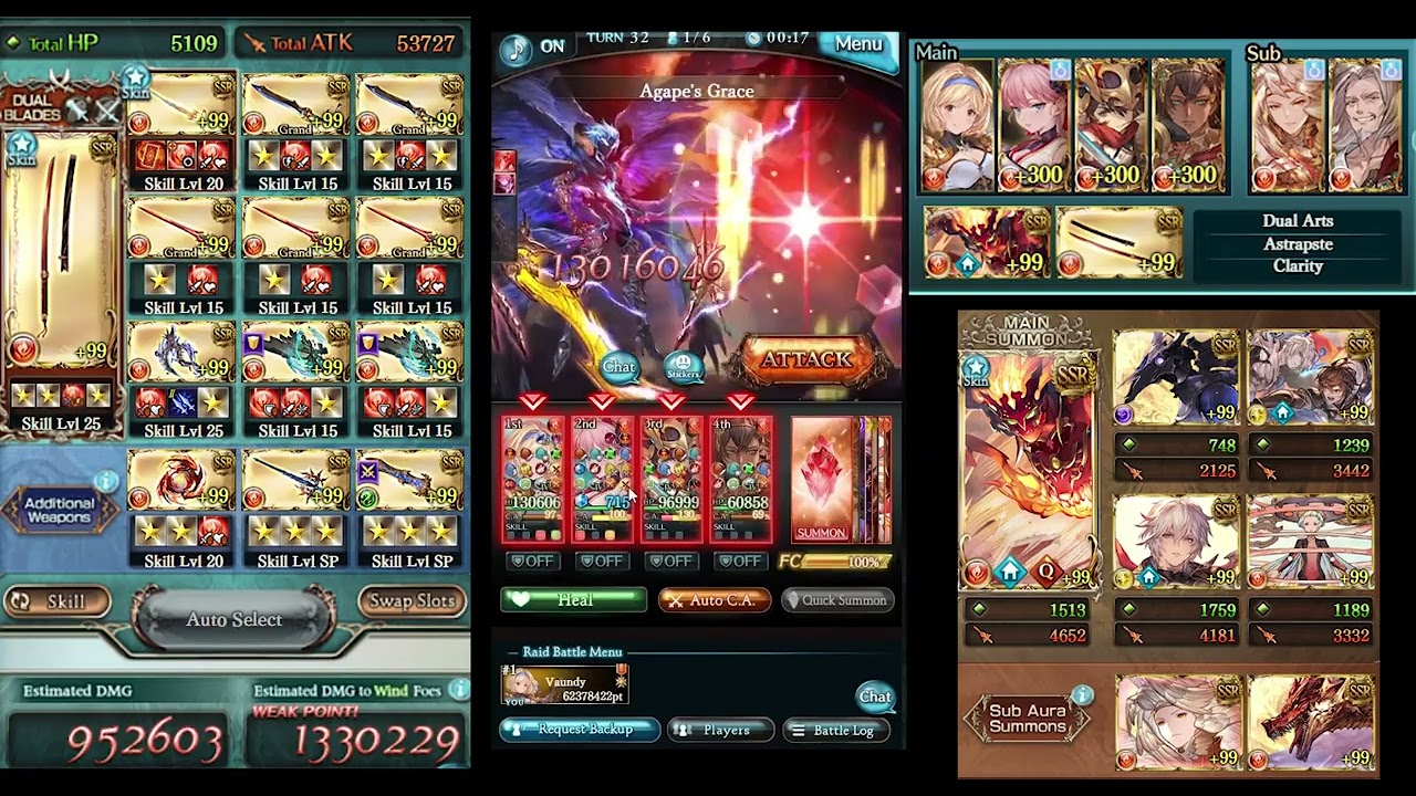 【GBF】 Dark Rapture Zero Fire Solo /【グラブル】火ルシゼロ ソロ