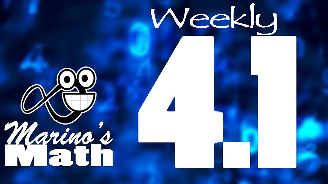 Weekly 4 1 - YouTube
