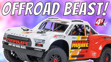 Arrma 4S Mojave Is An RC Desert Truck Bashing BEAST! | Teardown Speed & Bash!
