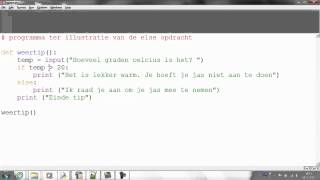 Python les 6 - if-else