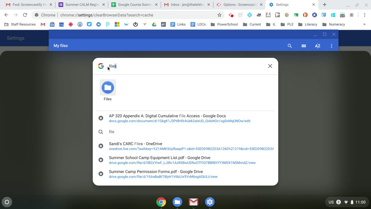 Screencastify - check upload settings and clear cache - YouTube