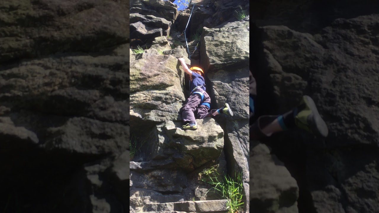 Cadshaw Rocks Red Rocks Climbing at Cadshaw Castle Rocks - YouTube
