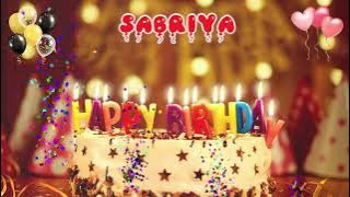 SABRIYA Happy Birthday Song – Happy Birthday to You